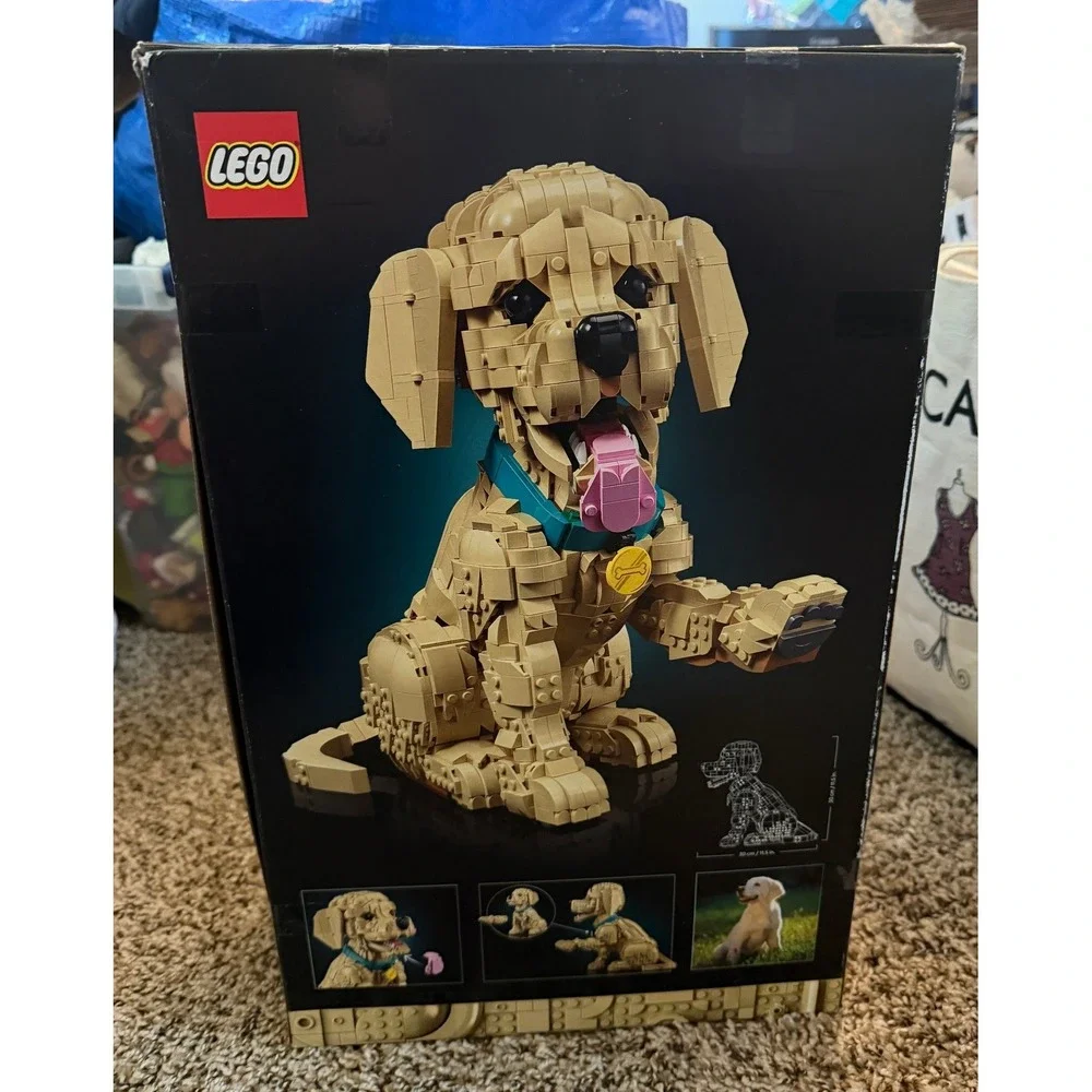 Lego-Icons-Golden Retriever Puppy Building Set (NWT) 11384